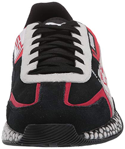PUMA Ferrari Speed Hybrid Puma Black/Puma White/Rosso Corsa Men's 9.5, Women's 11 Medium