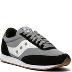 Saucony Men's Hornet Sneaker, BLACK/GREY, 5