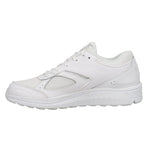 Saucony Cohesion 14 LACE to Toe Running Shoe, White, 4 Wide US Unisex Big_Kid