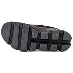 On Women's Cloudaway Sneakers, Black/Rock, 6 Medium US