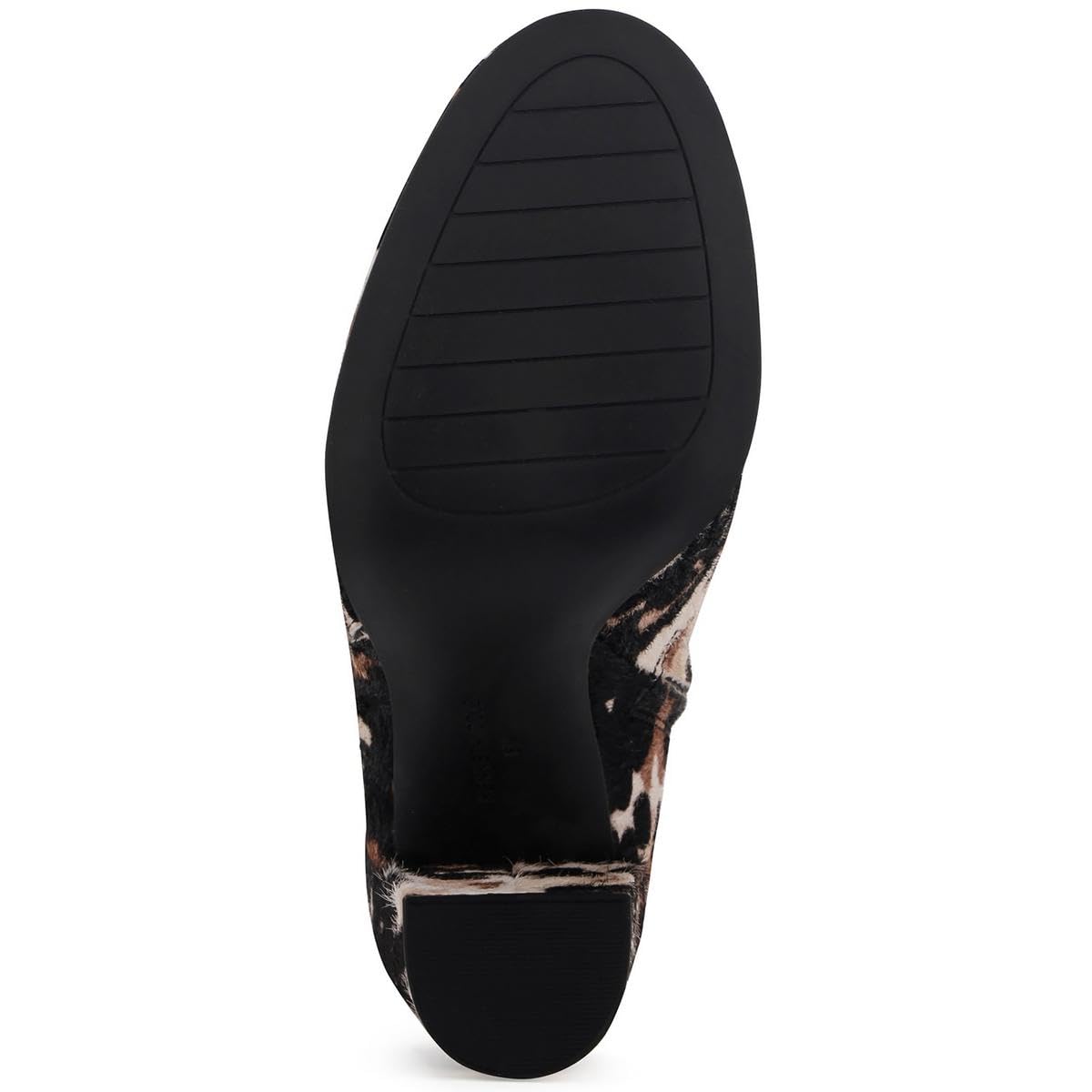 Kenneth Cole Women's Women's Justin High Heel Knee Boot, Black/White, 9