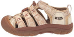 KEEN Newport H2 Closed Toe Water Sandals, Smokey Bear/Smores, 4 US Unisex Big Kid