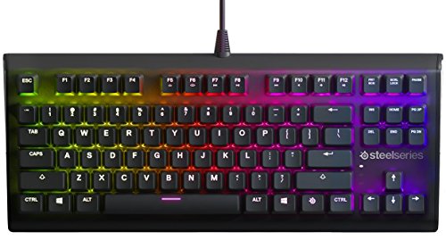 SteelSeries Apex M750 TKL, Compact Mechanical Gaming Keyboard, Tenkeyless, Per-Key RGB Illumination, 6 Macro Keys, UK QWERTY Layout