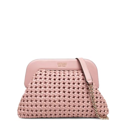 GUESS Sicilia Frame Clutch Pink One Size