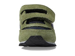 Saucony Boy's Originals Jazz Hook & Loop (Toddler/Little Kid) Olive/Navy/Gold 7.5 Toddler M