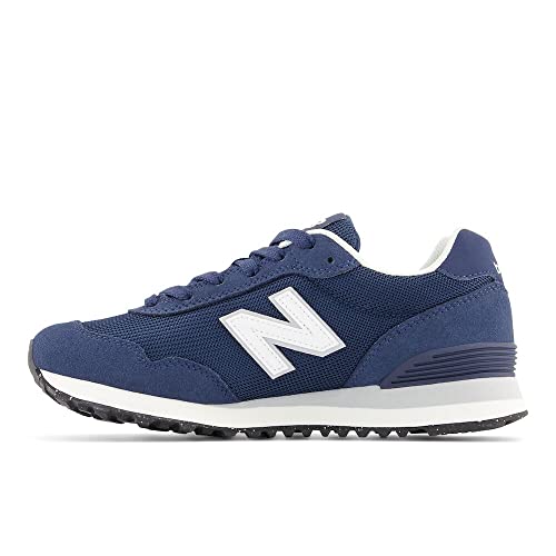New Balance Women's 515 V3 Sneaker, Nb Navy/White/Aluminum Grey, 10