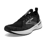 Brooks Women’s Levitate StealthFit GTS 5 Supportive Running Shoe - Black/Grey/White - 12