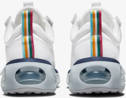 Nike Women's Air Max 2021 100, White/Thunder Blue/Pure Platinum/Archaeo Pink, 11 M US