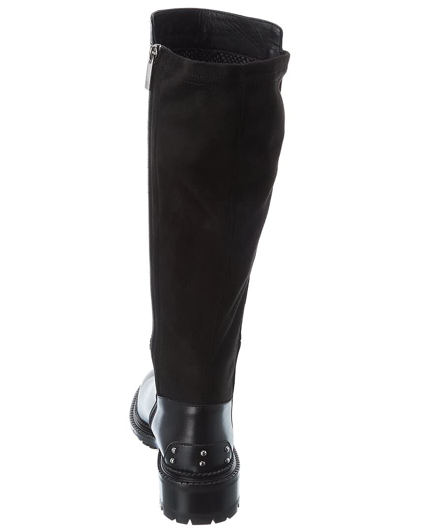 Aquatalia Omara Black Calf/Stretch 6.5 B (M)