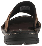 Rockport Men's Darwyn Slide 2 Sandal, Brown II Leather, 12 W US
