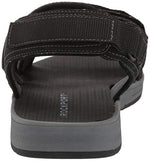 Rockport Men's Lucky Bay Sport 3 Strap Sandal, Black NBK, 10