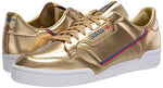 adidas Originals Men's Continental 80 Sneaker, Gold Metallic/Crystal White, 5 M US