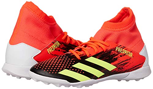 adidas 20.3 Turf Soccer Shoe (unisex-adult) Black/Signal Green/Pop 3