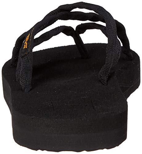 Teva Women's Olowahu Flip-Flop (39 M EU / 8 B(M) US, Mix Black on Black)