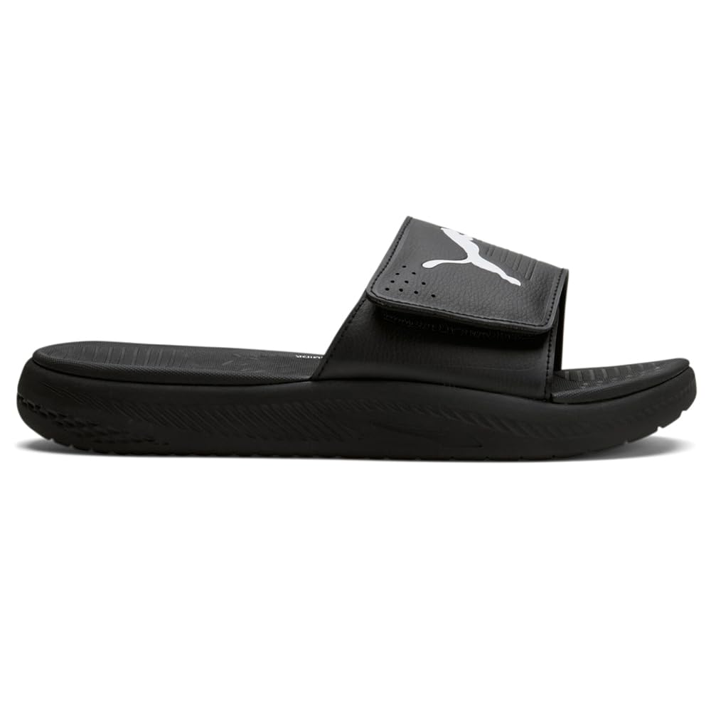 PUMA Softride Slide V Black White 12 D (M)