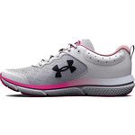 Under Armour Women's Charged Assert 10, (102) White/Rebel Pink/Black, 12, US