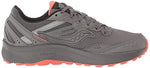 Saucony Women's Cohesion TR15 Trail Running Shoe, Charcoal/Coral, 7.5