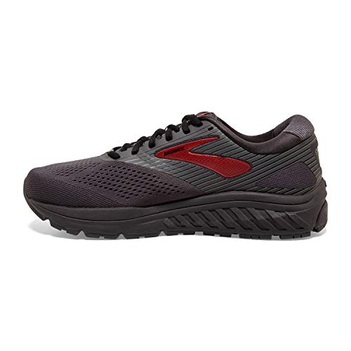 Brooks Mens Addiction 14 Running Shoe - Black/Blackened Pearl/Samba - D - 14