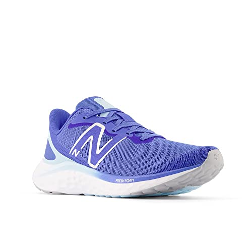 New Balance Women's Fresh Foam Arishi V4 Running Shoe, Bright Lapis/Bleach Blue, 10