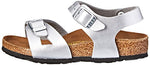 Birkenstock Rio Sandal (Toddler/Little Kid/Big Kid),Silver,28 EU (10-10.5 N US Little Kid)
