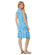 Lilly Pulitzer Malone Dress Amalfi Blue Sound The Sirens SM