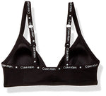 Calvin Klein Big Girl's Micro Wirefree Bra Bra, Black, 32A