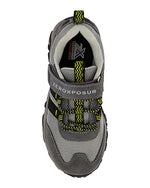 ZeroXposur Boys Denver Mesh Trail Shoes - Kids Hiking Shoes - Kids Trail Shoes (Dark Shadow, 4)