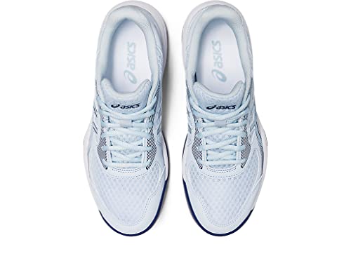 ASICS Women's Upcourt 5 Volleyball Shoes, 12, Sky/Indigo Blue