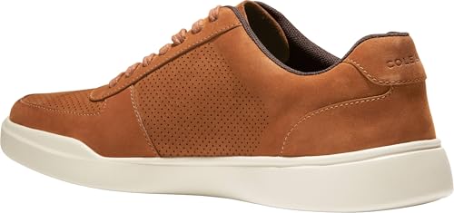 Cole Haan mens Grand Crosscourt Modern Perf Sneaker, British Tan, 10.5 US