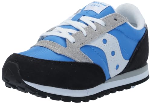 Saucony Jazz Original Sneaker, Blue/Black/Grey, 4 US Unisex Big Kid