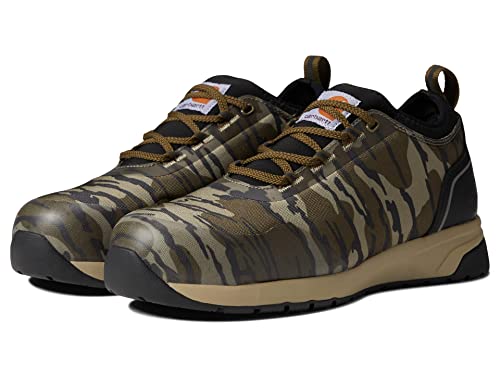 Carhartt Force 3" EH Nano Toe Camo Work Sneaker Black/Camo Textile 10 EE - Wide