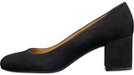 Margaux Women's Block Heel Black Pump Black Suede 40.5 (US 10)