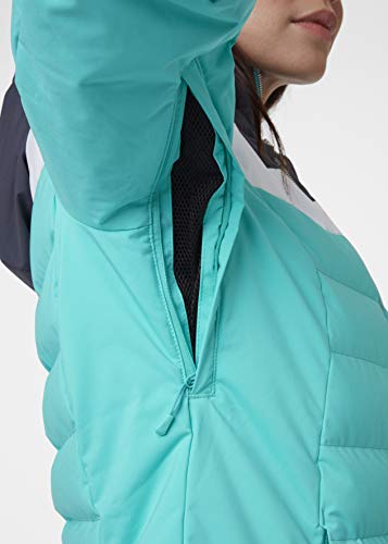 Helly-Hansen Womens Imperial Waterproof Puffy Jacket, 525 Turquoise, Large
