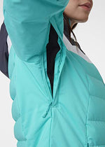 Helly-Hansen Womens Imperial Waterproof Puffy Jacket, 525 Turquoise, Large