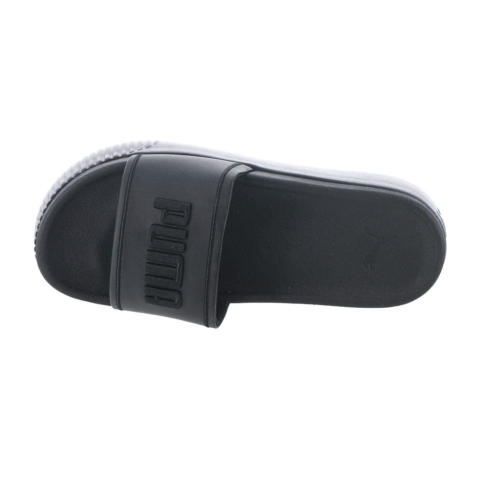 PUMA Platform Slide Sandal Womens Sandal 8 BM US Black
