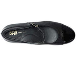 SAS Womens Isabel Black/Black Patent 10.5 W - Wide (C)