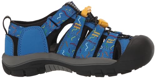 KEEN Newport H2 Closed Toe Water Sandals, Austern/Black, 11 US Unisex Little Kid