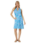 Lilly Pulitzer Malone Dress Amalfi Blue Sound The Sirens SM