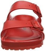 Birkenstock Unisex Arizona Essentials Slide-On Sandal, Active Red, 11-11.5 Women/9-9.5 Men, 42EU