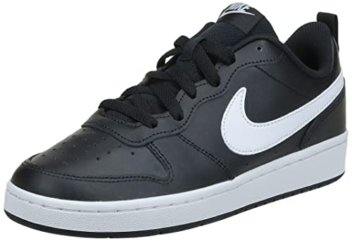 Nike Court Borough Low 2 (Big Kid) Black/White