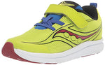 Saucony Kinvara 13 JR Running Shoe, Acid/Lime, 5 Wide US Unisex Little_Kid