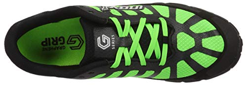 Inov-8 Mens Mudclaw G 260 V2 Trail Running Shoes - Ultra -Durable & Breathable Perfect for Obstacle Course Races - Black/Green - 9