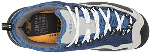 KEEN Men's Wasatch Crest Vent Breathable Hiking Sneakers, Blue, 11.5
