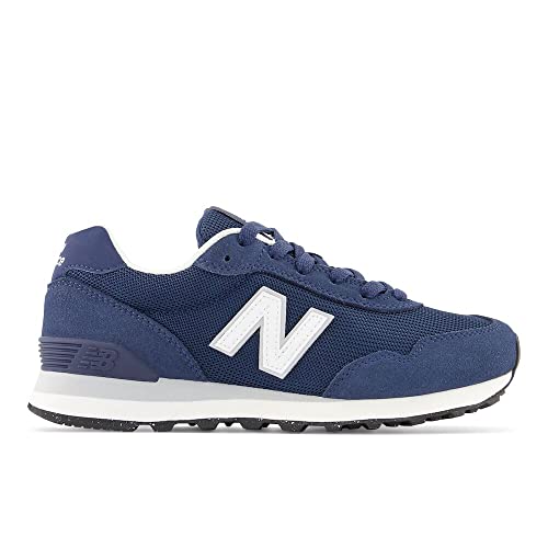 New Balance Women's 515 V3 Sneaker, Nb Navy/White/Aluminum Grey, 10