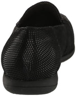 Trotters Women's Deanna Flat Sandal, Black Mini Dot, 7.5 X-Wide