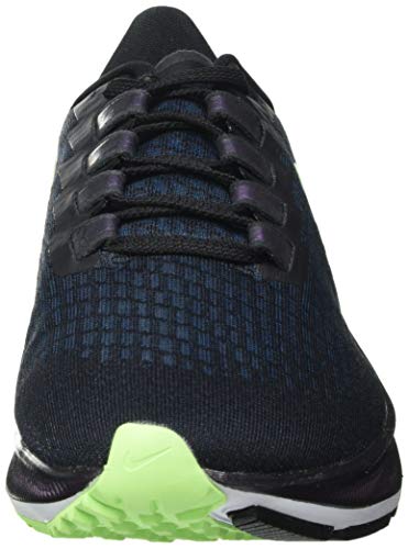NIKE Women's Training Track Shoe, Black Valerian Blue Spruce Aura Ghost Green, 8.5