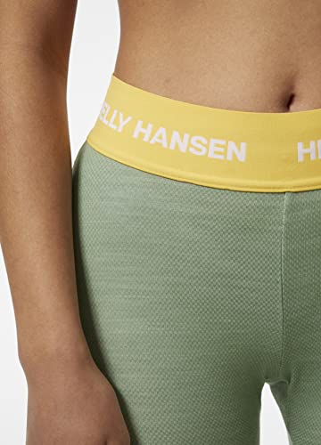 Helly-Hansen Women's LIFA Merino Midweight 2-in-1 Base Layer Pants, 406 Jade 2.0 - Small