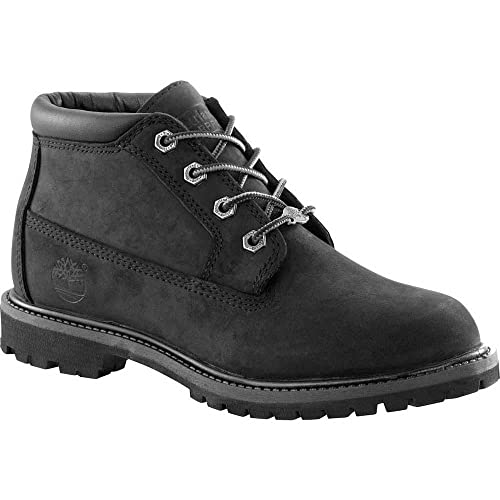 Timberland Women's Nellie Double Waterproof Ankle Boot,Black,11 W US