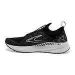Brooks Women’s Levitate StealthFit GTS 5 Supportive Running Shoe - Black/Grey/White - 12