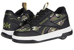 HEELYS Boy's Court Low (Little Kid/Big Kid/Adult) Black/Cap Olive/Safari Men's 7 M